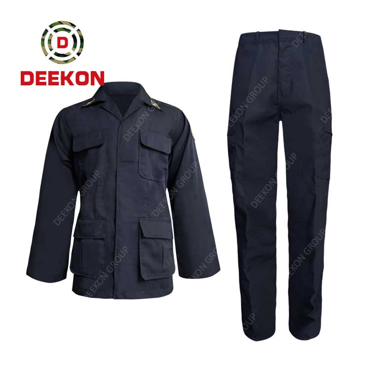 Military Navy Blue BDU Uniform