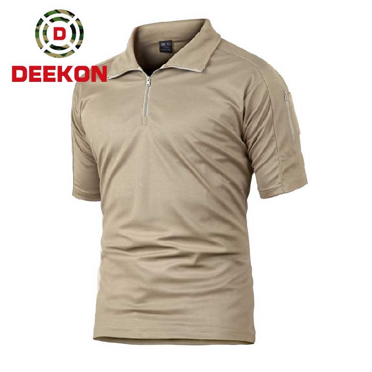 Khaki Polo Shirt Military T-shirt For Saudi Arabia