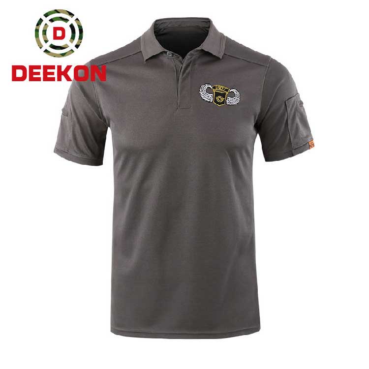 High Quality 100% Polyester Military Polo Shirt