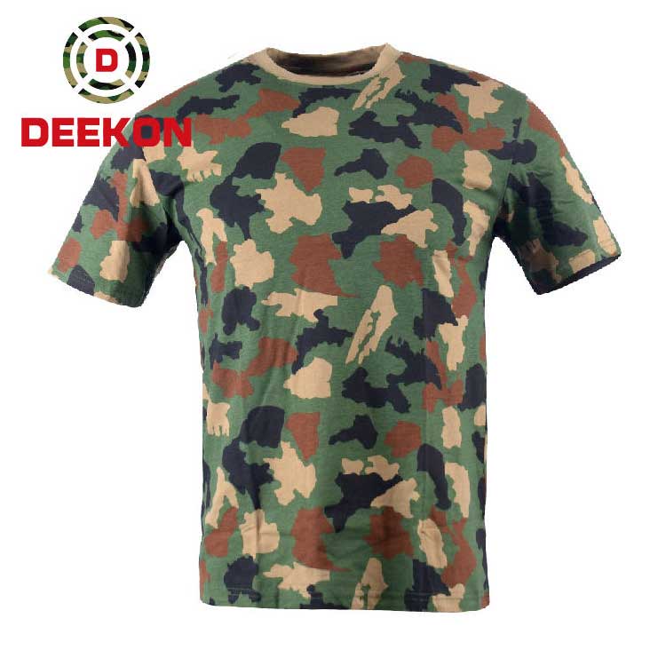 Nigeria Jungle Woodland Camo T-Shirt