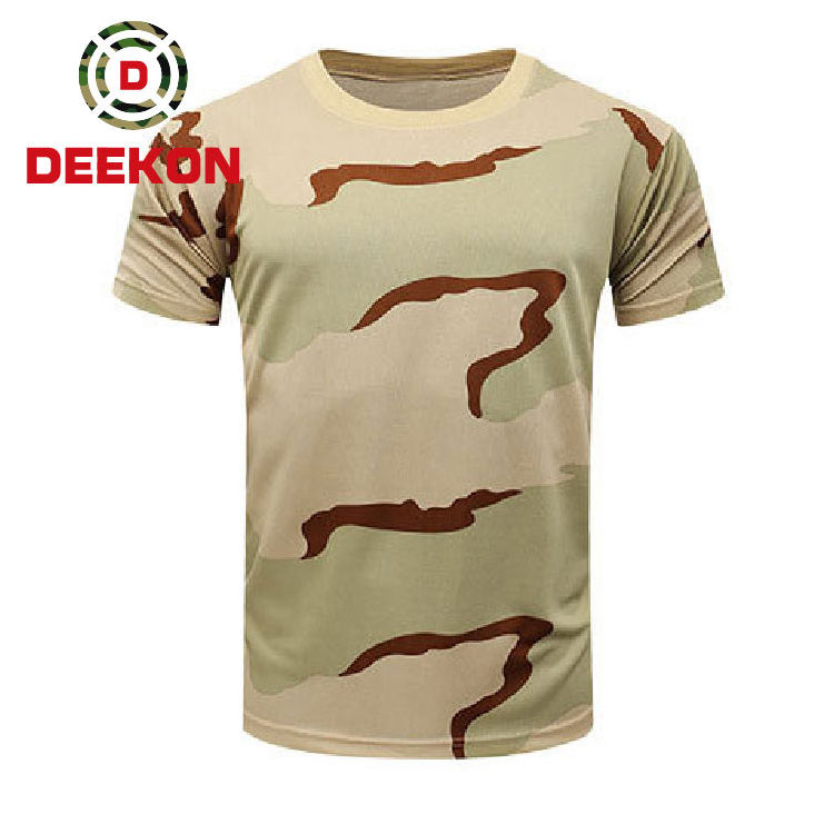 Custom Desert Military Camo T-Shirt