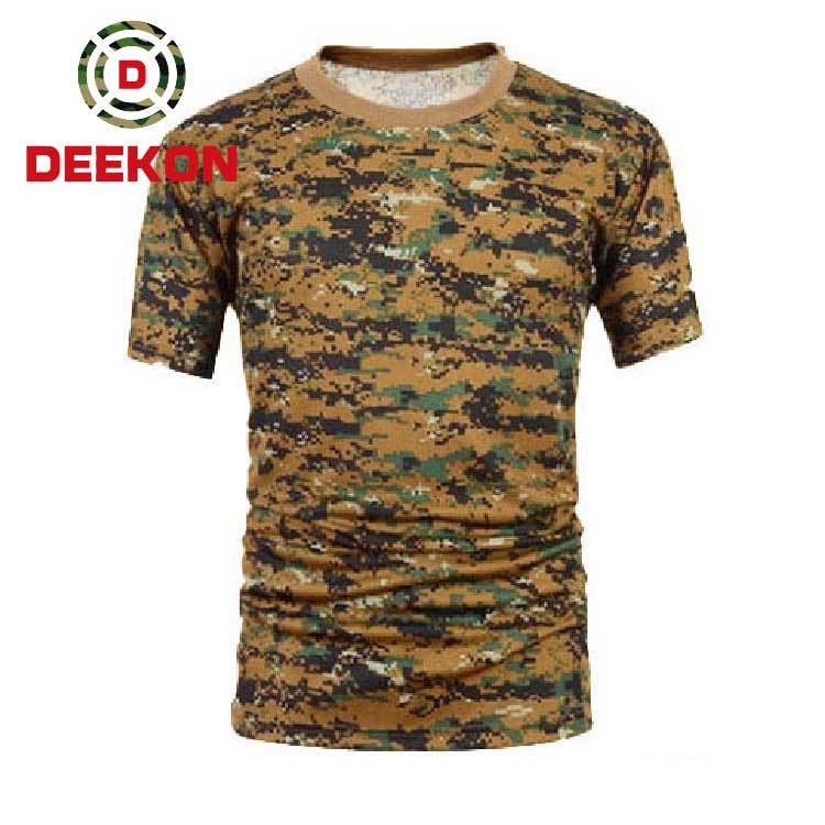 100% Polyester Camo Army T-shirt