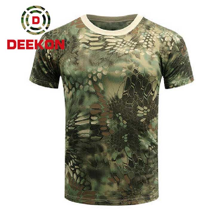 Cotton Camo Military T-Shirt