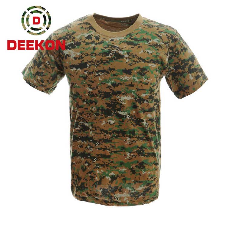 Custom 100% Cotton Urban Camouflage T-Shirt