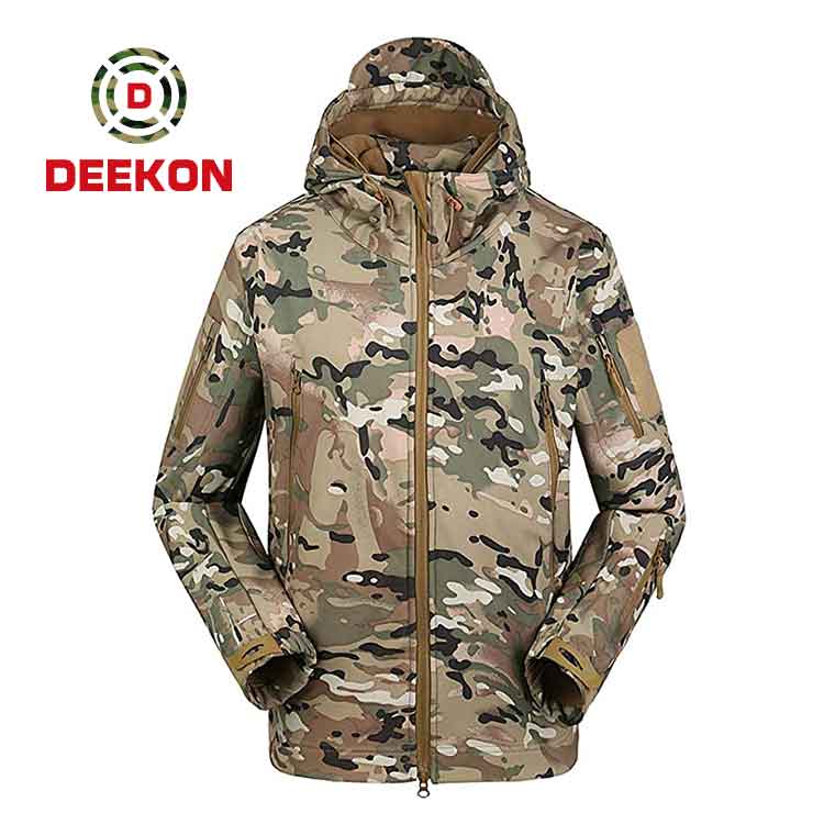 Army Camouflage Winter Coat Jacket